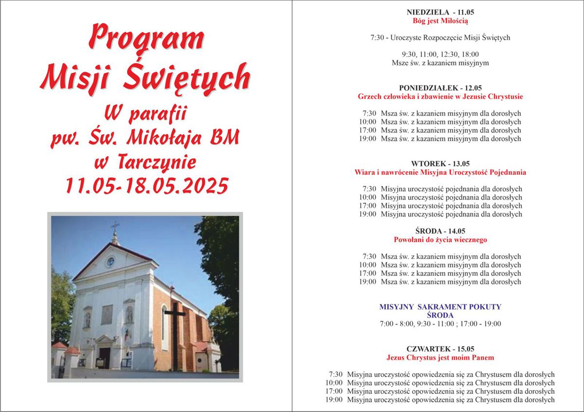 program misji 1
